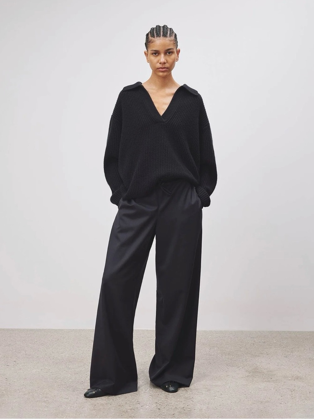 Nili Lotan - Adriel Relax Pants size xs in dark navy